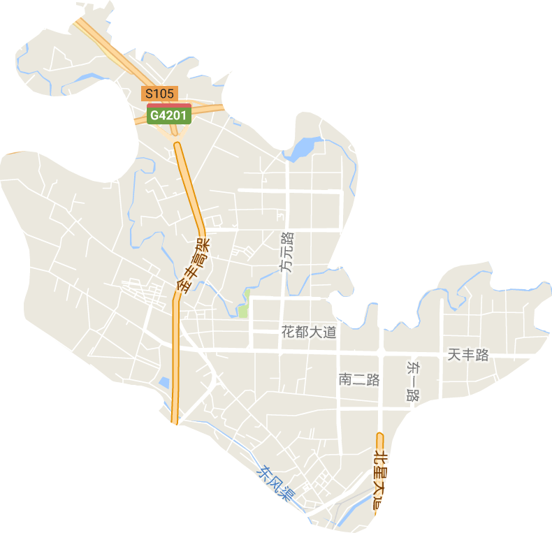 大丰街道电子地图