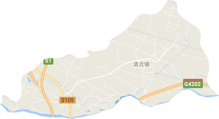 清流镇电子地图