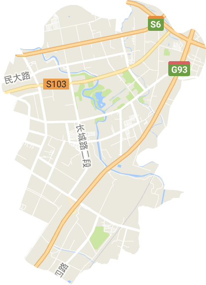 西航港街道电子地图