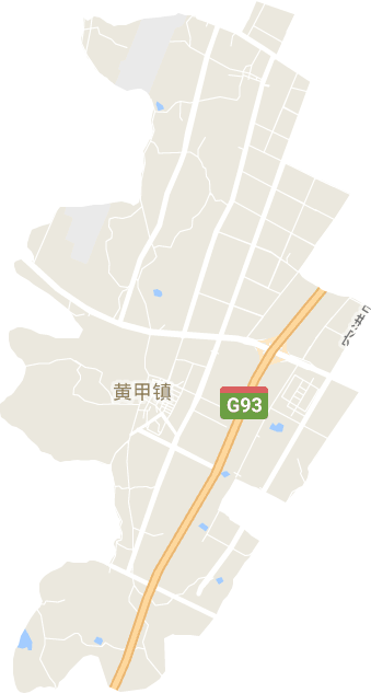 黄甲街道电子地图