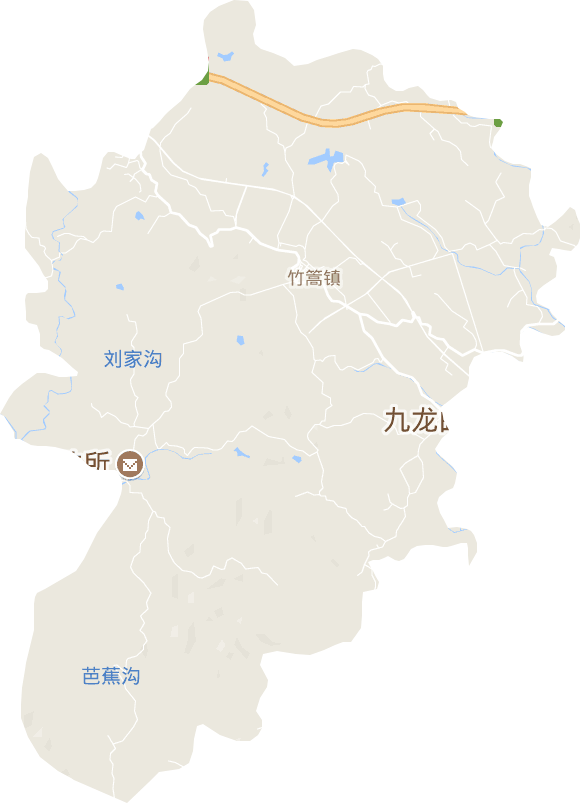 竹篙镇电子地图