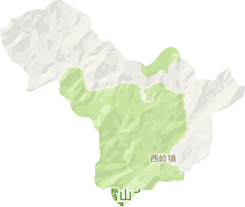 西岭镇电子地图