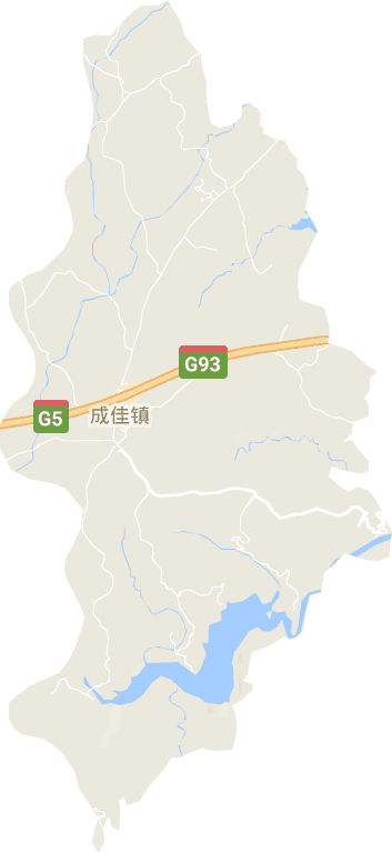 成佳镇电子地图