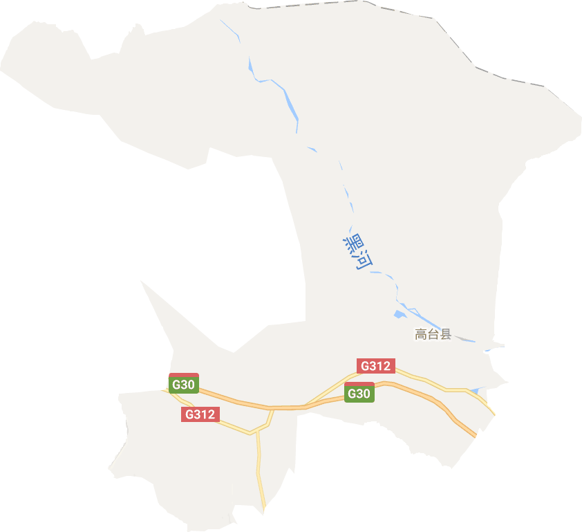 高台县电子地图