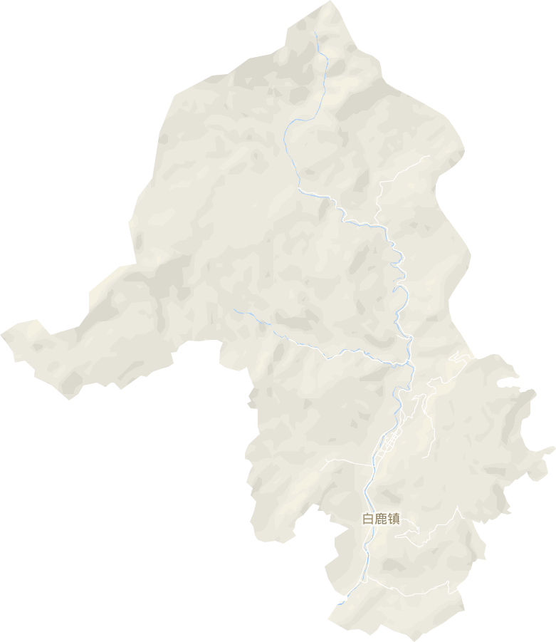 白鹿镇电子地图
