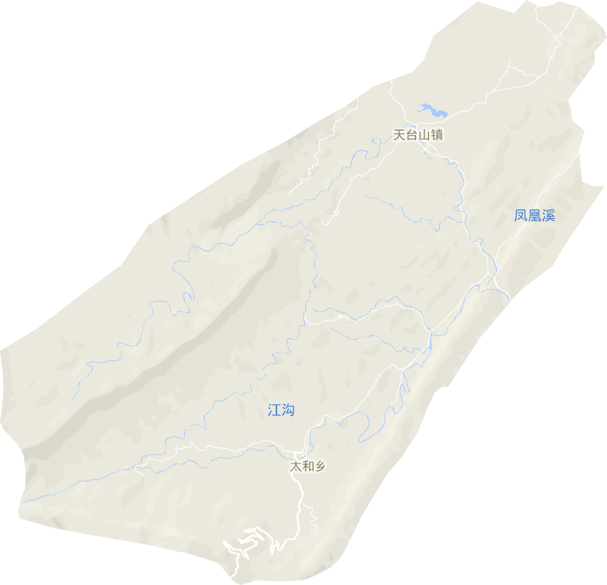天台山镇电子地图