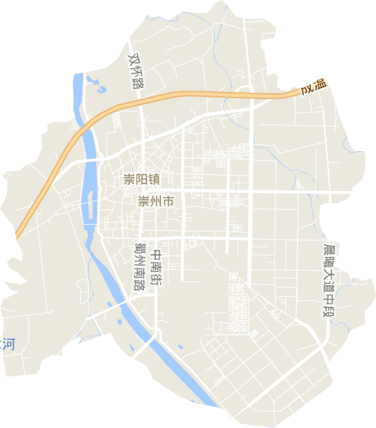 崇阳街道电子地图