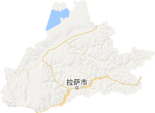 拉萨市电子地图