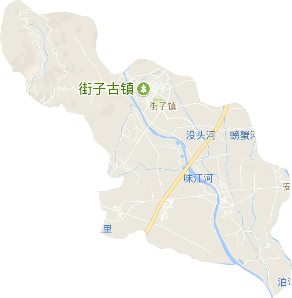 街子镇电子地图