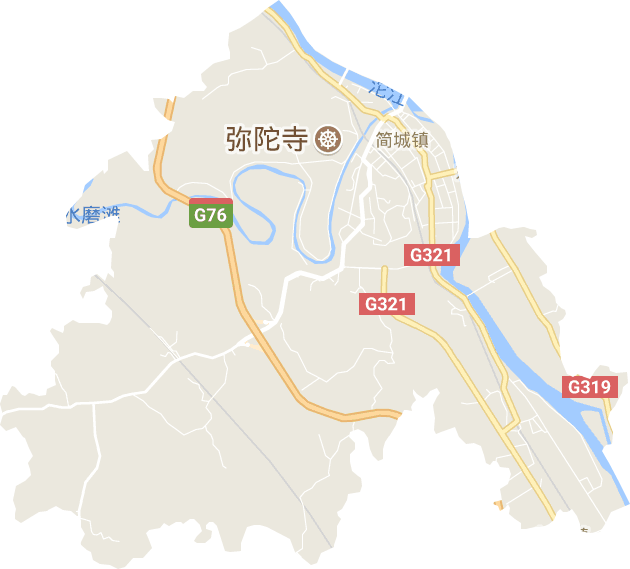 简城街道电子地图