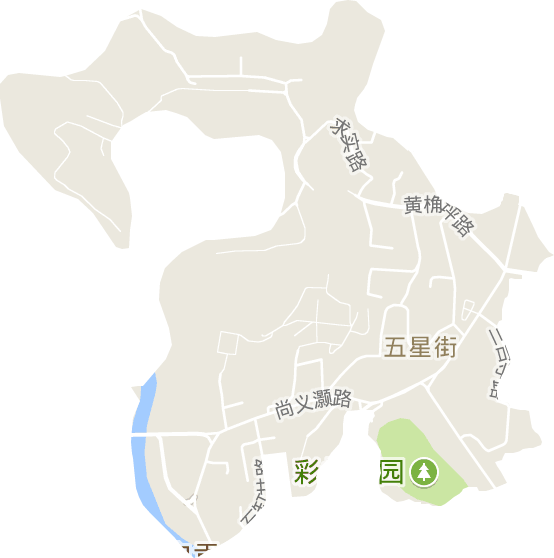五星街街道电子地图
