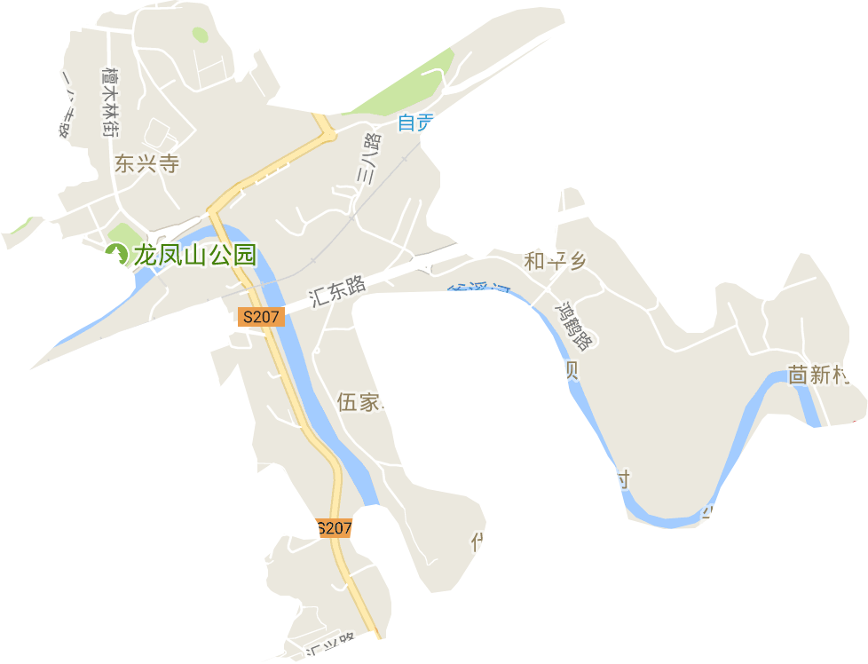 东兴寺街道电子地图