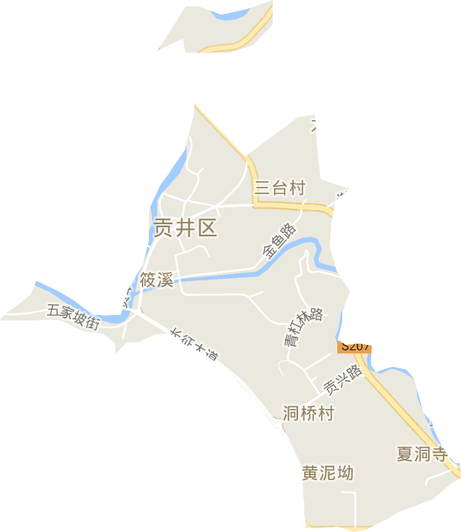 筱溪街道电子地图