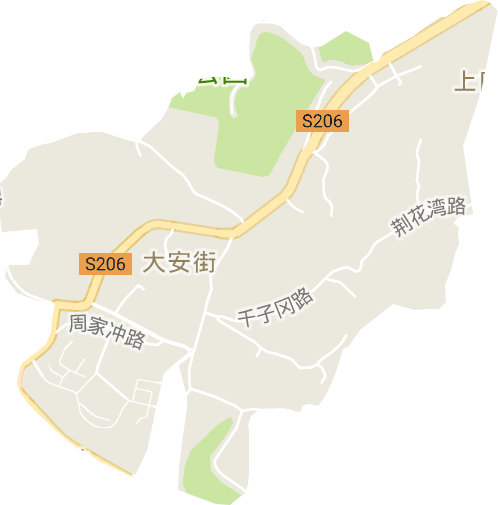 大安街道电子地图