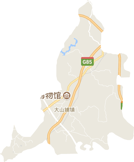 大山铺镇电子地图