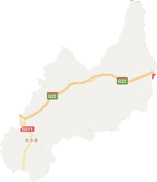 合水县电子地图