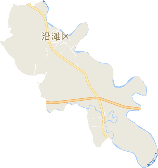 沿滩镇电子地图