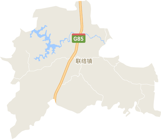联络镇电子地图
