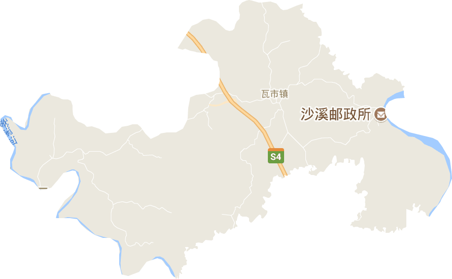 瓦市镇电子地图