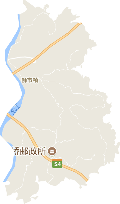 狮市镇电子地图