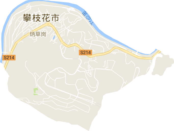 炳草岗街道电子地图