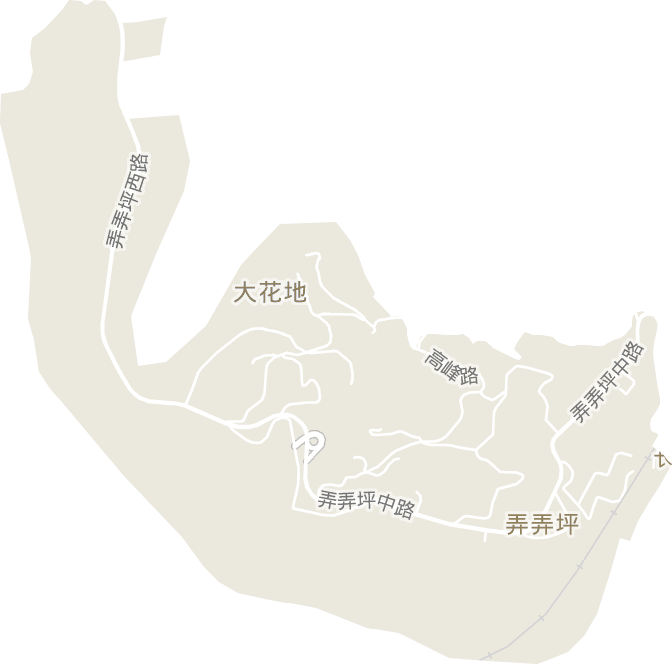 弄弄坪街道电子地图