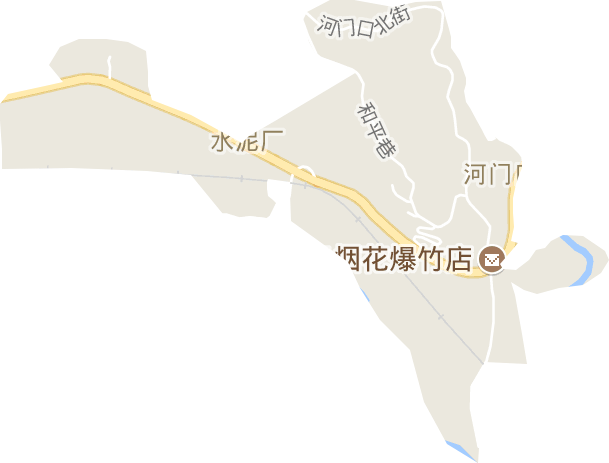 河门口街道电子地图