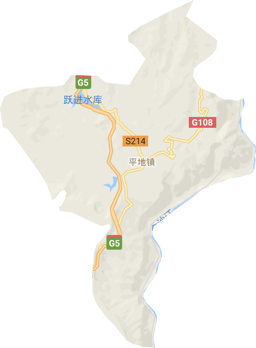 平地镇电子地图