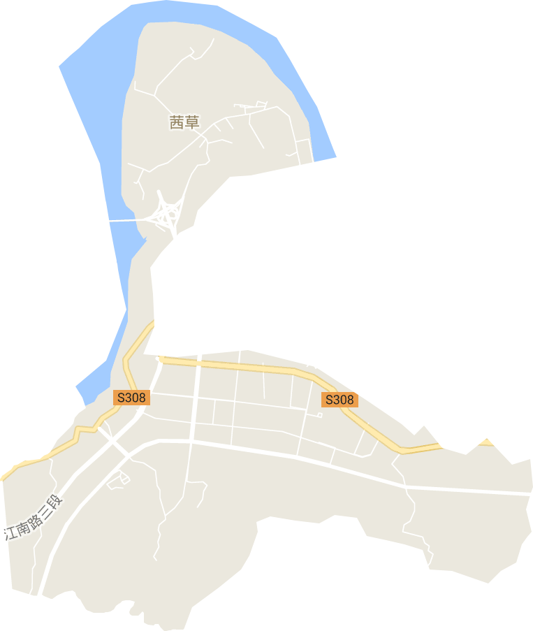 茜草街道电子地图