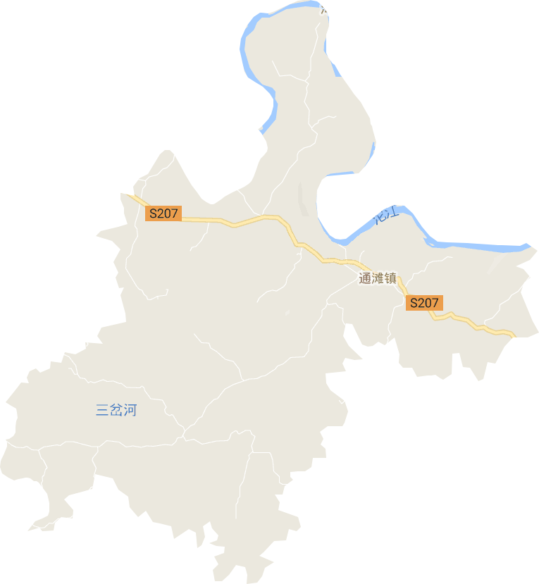 通滩镇电子地图