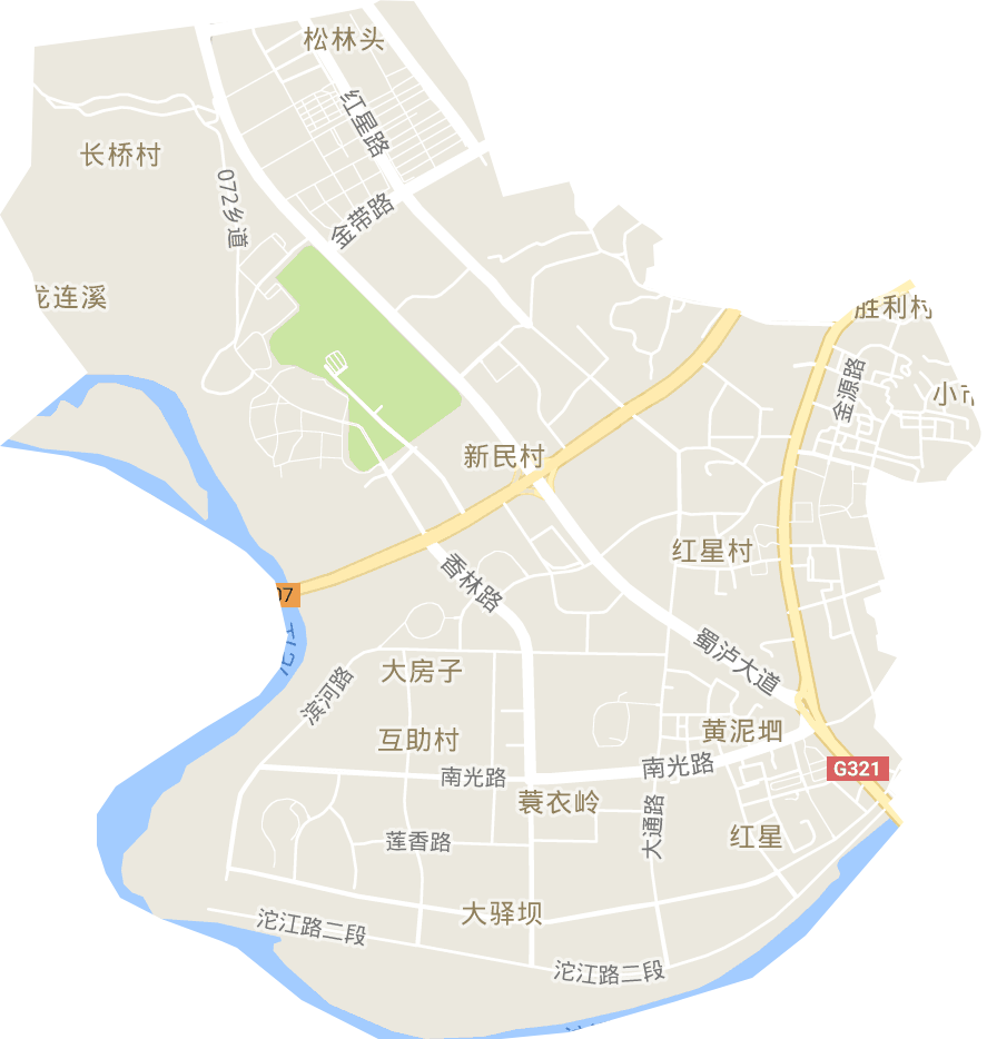 红星街道电子地图
