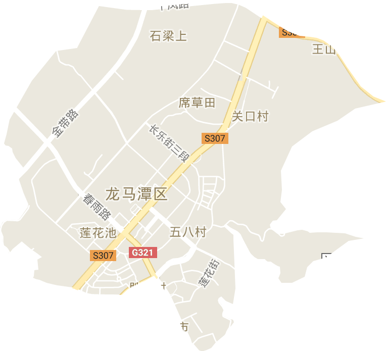 莲花池街道电子地图