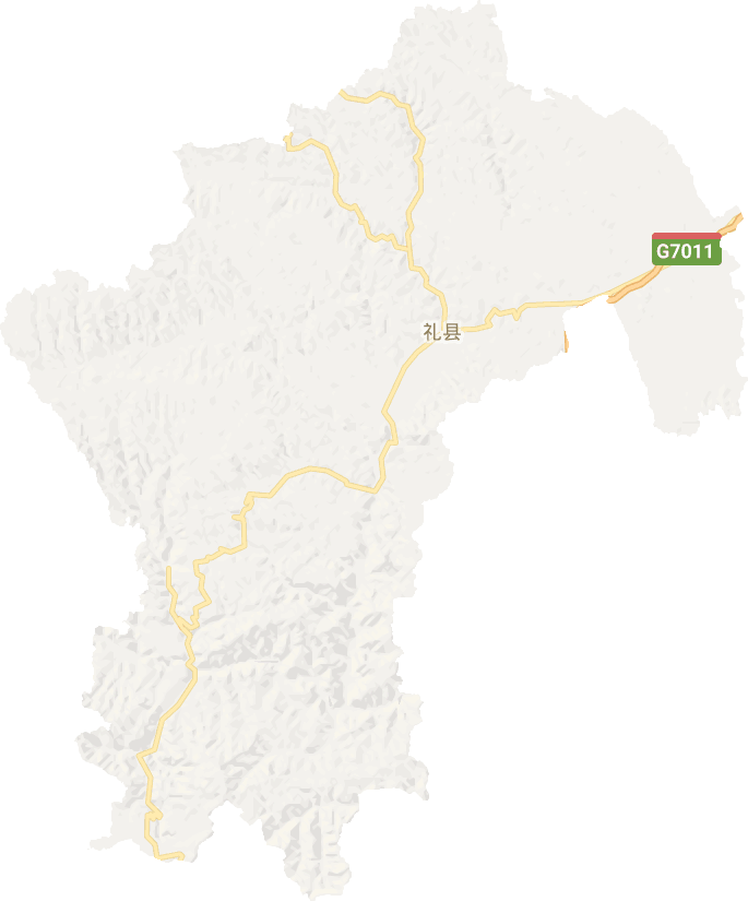礼县电子地图