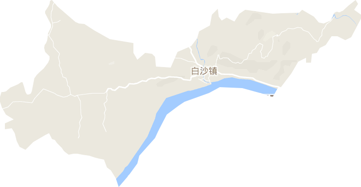 白沙镇电子地图