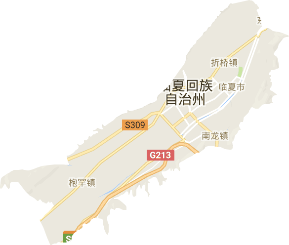 临夏市电子地图