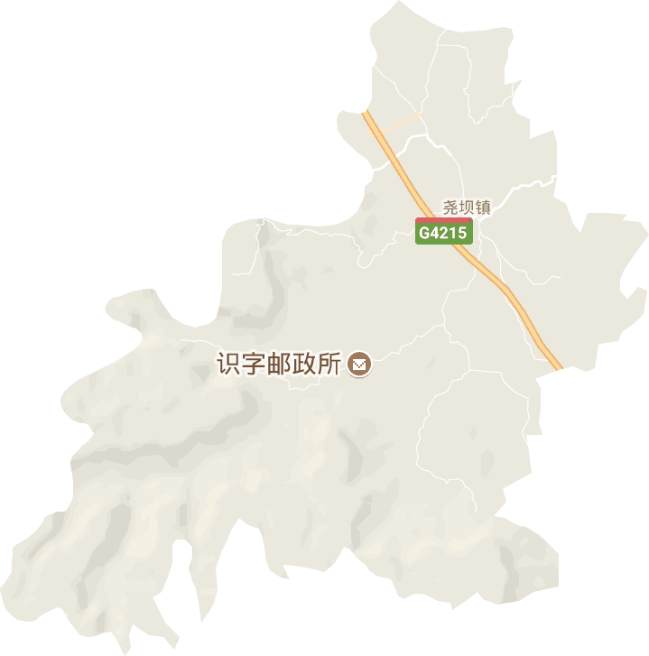 尧坝镇电子地图
