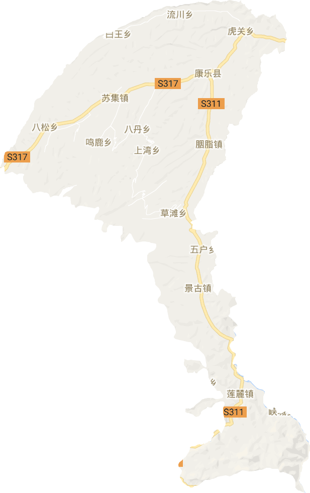 康乐县电子地图