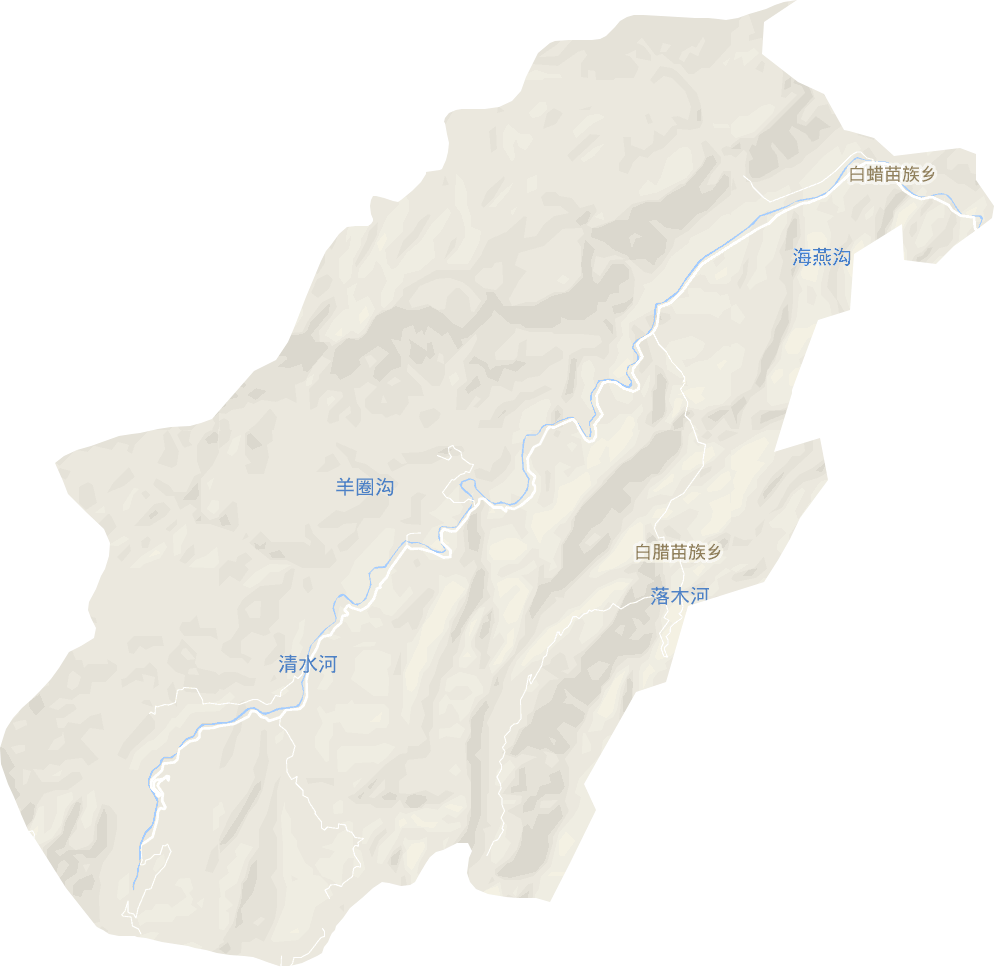白腊苗族乡电子地图