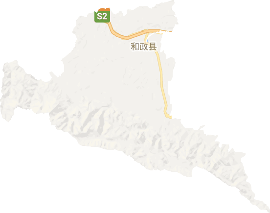 和政县电子地图
