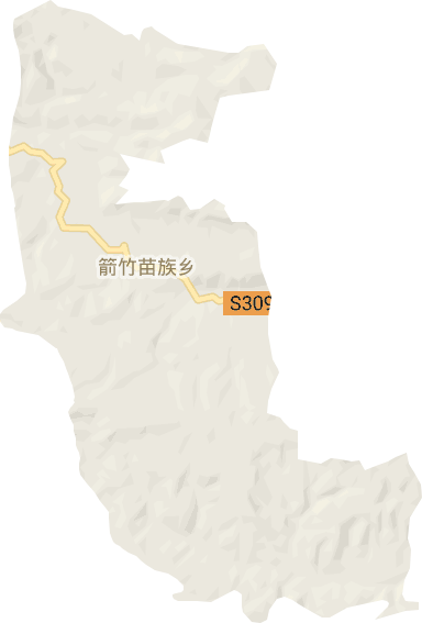 箭竹苗族乡电子地图