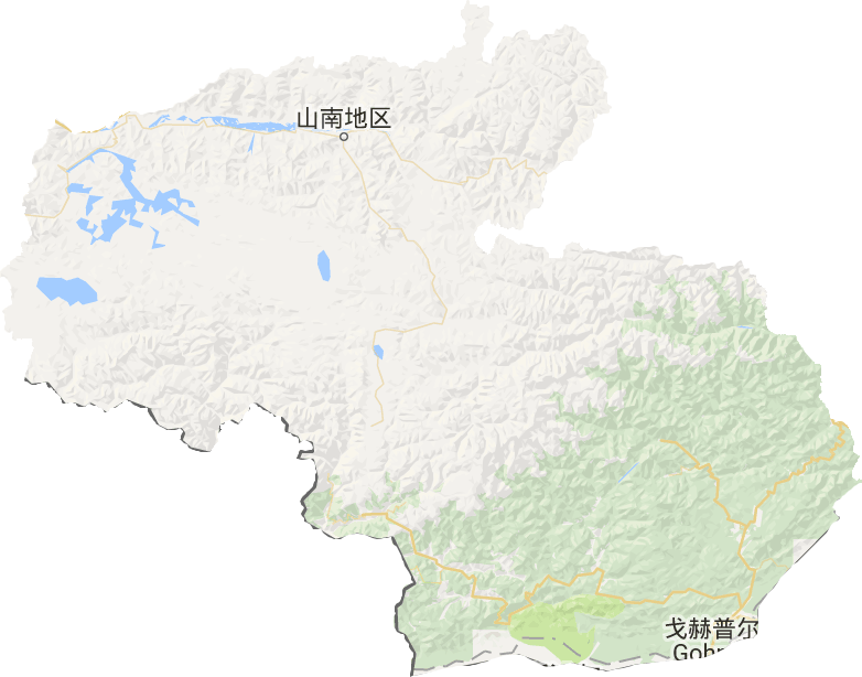 山南市电子地图
