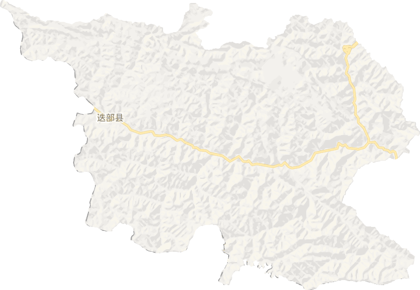 迭部县电子地图