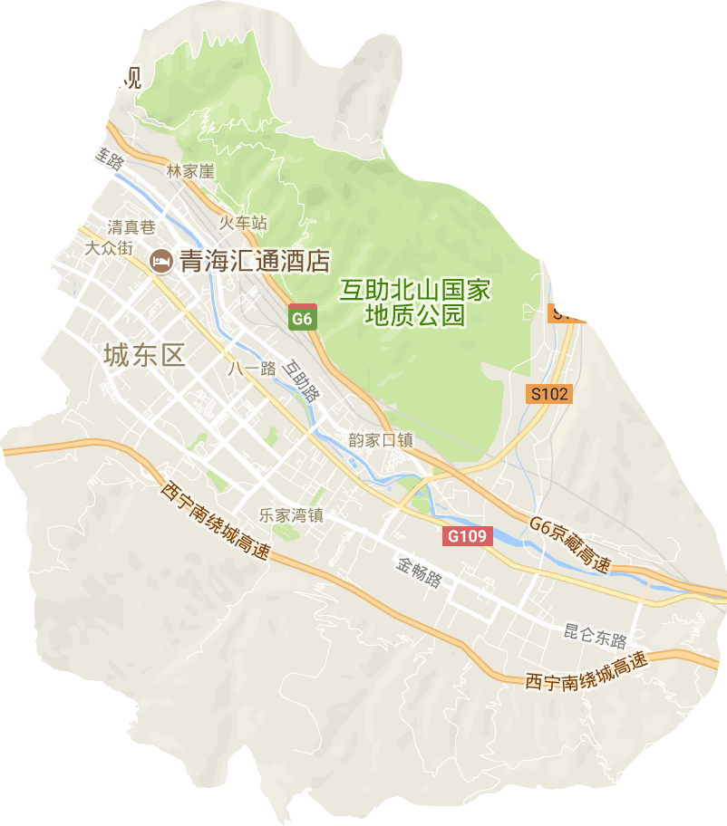 城东区电子地图