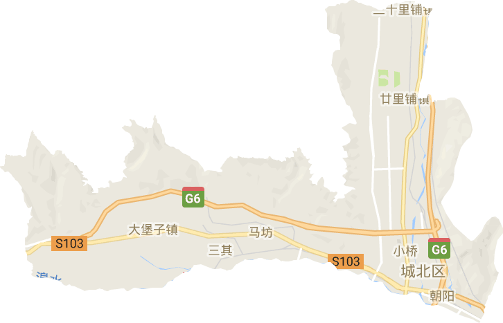 城北区电子地图