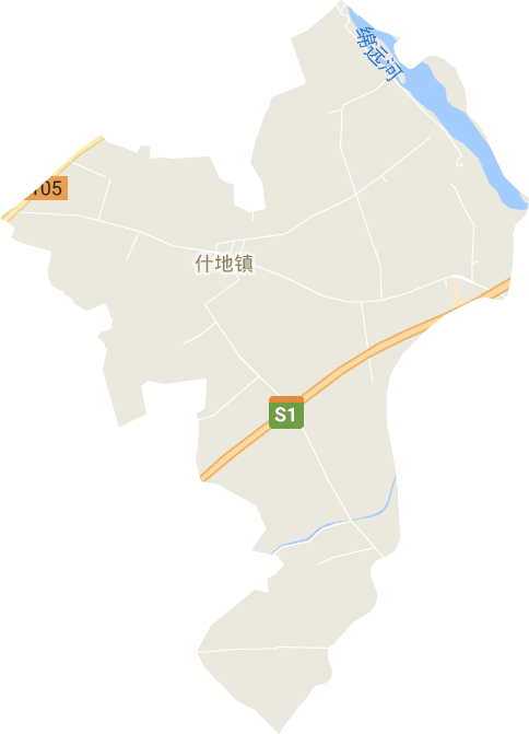 什地镇电子地图