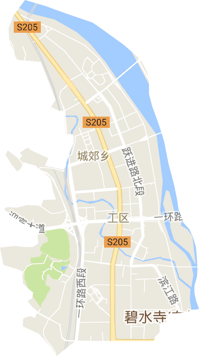 工区街道电子地图