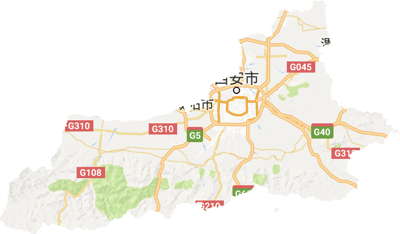 西安市电子地图