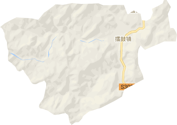 擂鼓镇电子地图