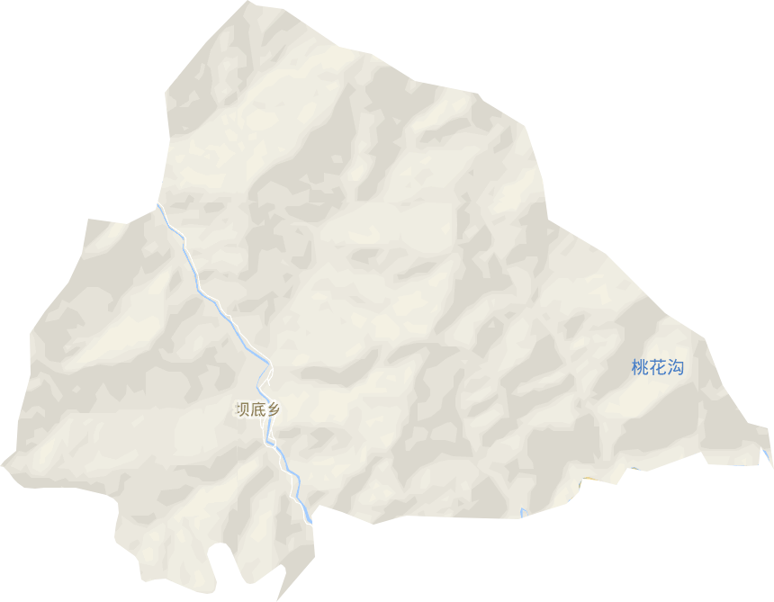 坝底乡电子地图