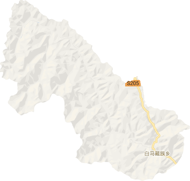 白马藏族乡电子地图